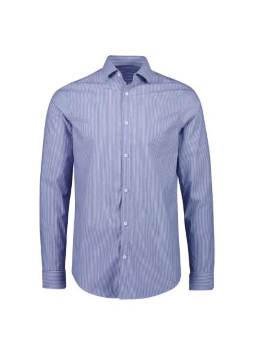 Picture of Biz Collection Mens Conran Tailored Long Sleeve Shirt